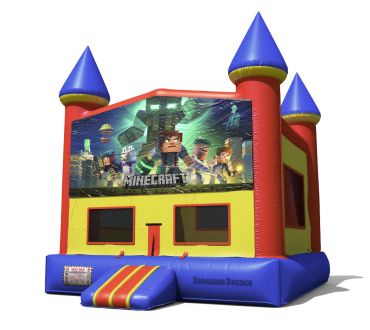 Minecraft Theme Castle Bouncer - $129 Rental 