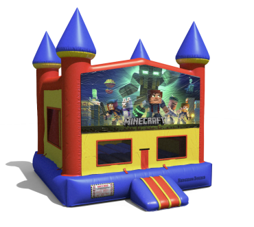 Minecraft Theme Castle Bouncer - $129 Rental 