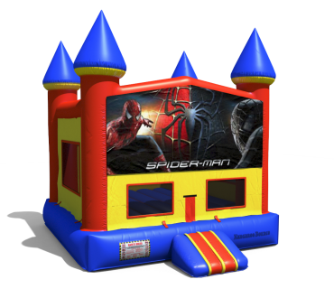 Spiderman3-b Theme Castle Bouncer - $129 Rental 