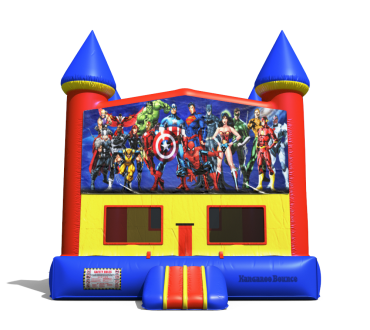 SuperHeroes Theme Castle Bouncer - $129 Rental 