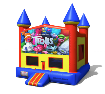 Trolls Theme Castle Bouncer - $129 Rental 