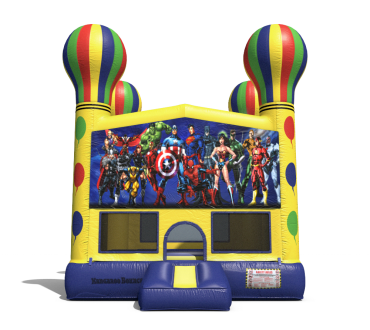 SuperHeroes Theme Balloon Bouncer - $129 Rental 