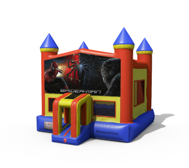 Spiderman3-b Theme Castle Arch Bouncer - $139 Rental 