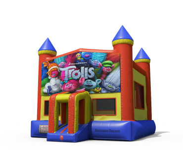 Trolls Theme Castle Arch Bouncer - $139 Rental 