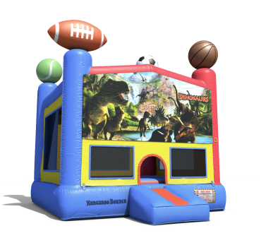Dinosaurs Theme Sports Bouncer - $129 Rental 